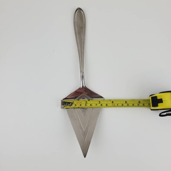 Hampton Silversmiths Gourmet Glossy Large Solid PIE CAKE SERVER 11-3/4"Flatware - Picture 8 of 8